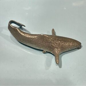 Vintage pewter Dolphin Brooch